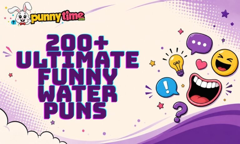 200+ Ultimate Funny Water Puns