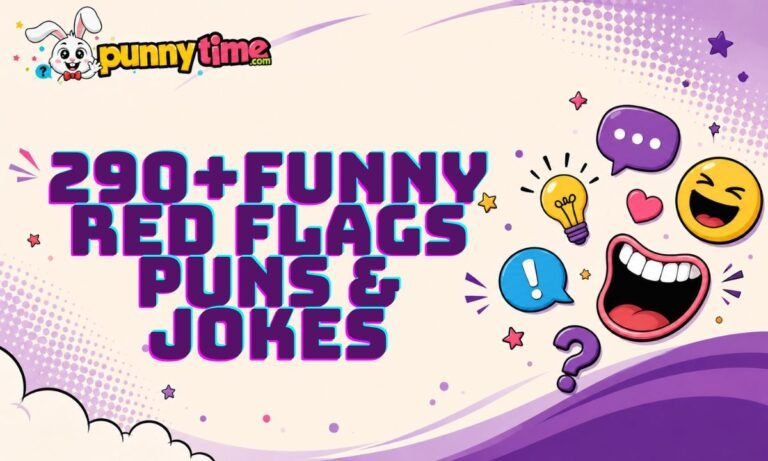 290+ Funny Red Flags Puns & Jokes That Friends Will Love