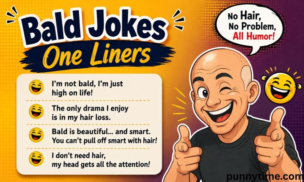 Bald Jokes One Liners