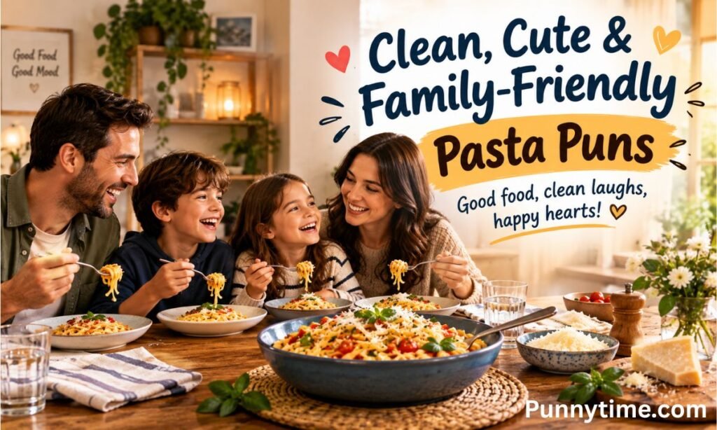 Clean, Cute & Family-Friendly Pasta Puns