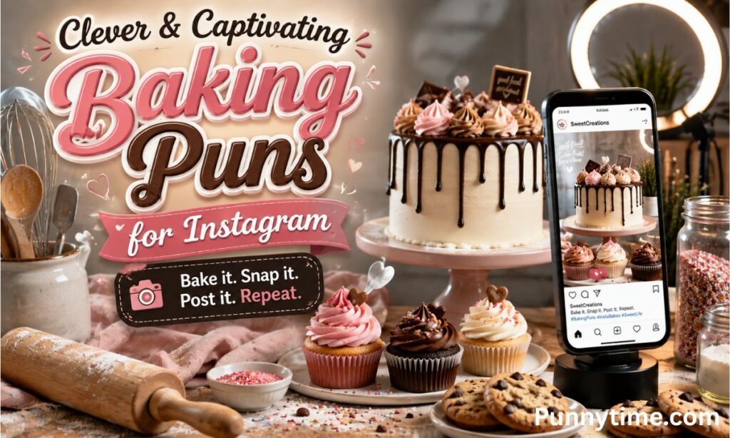 Clever & Captivating Baking Puns for Instagram