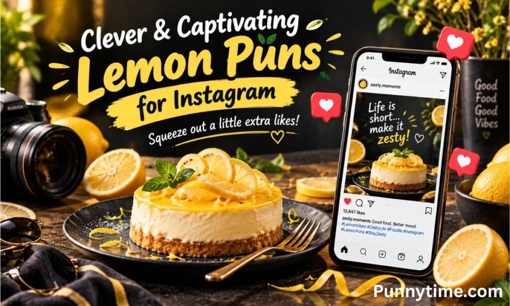 Clever & Captivating Lemon Puns for Instagram