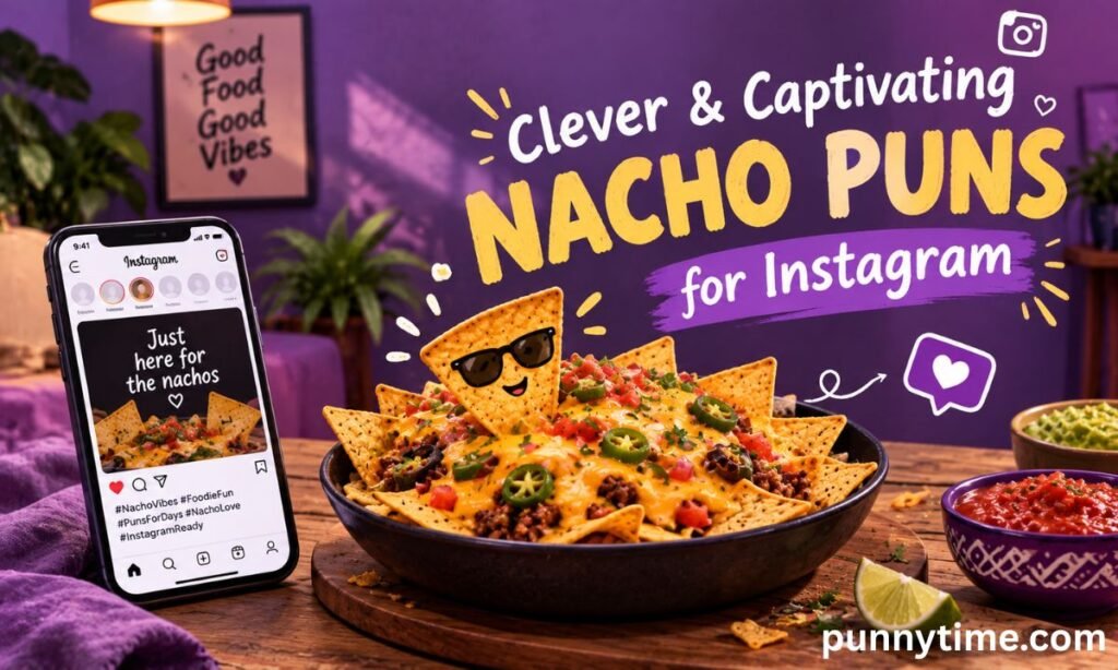 Clever & Captivating Nacho Puns for Instagram