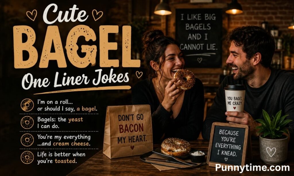 Cute Bagel One Liner Jokes
