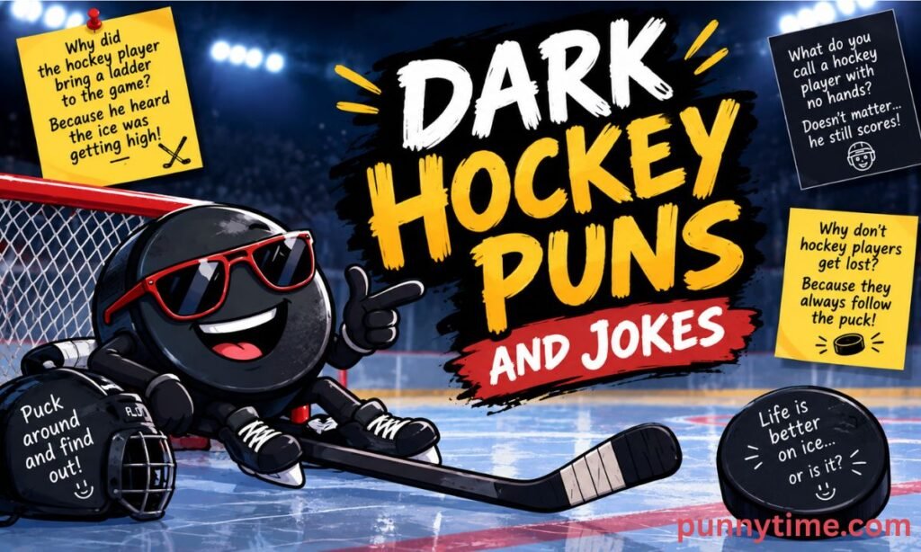 Dark Hockey Puns and Jokes