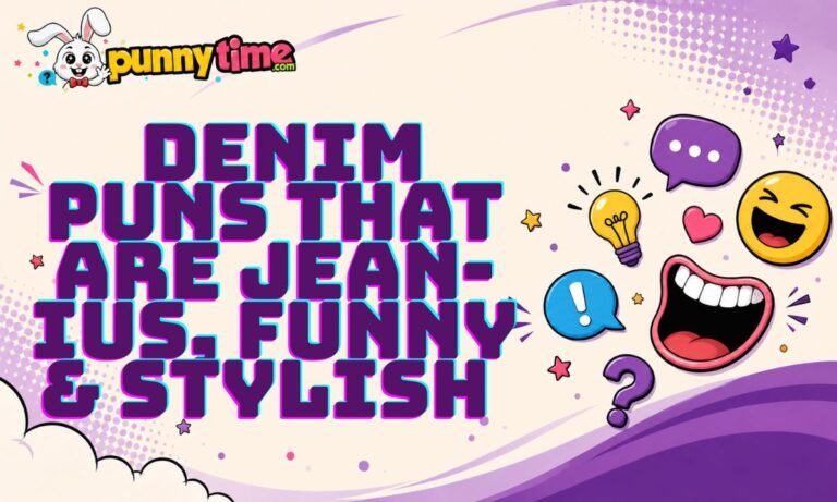 Denim Puns That Are Jean-ius, Funny & Stylish