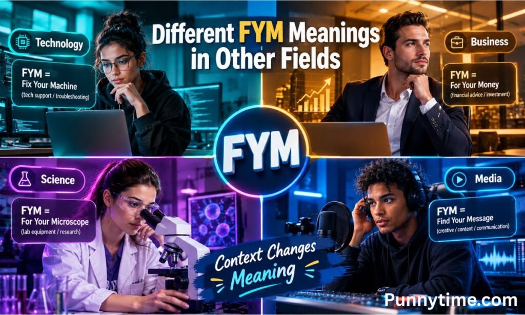 Different FYM Meanings in Other Fields