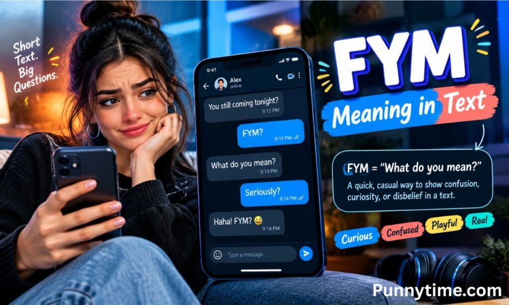 FYM Meaning in Text