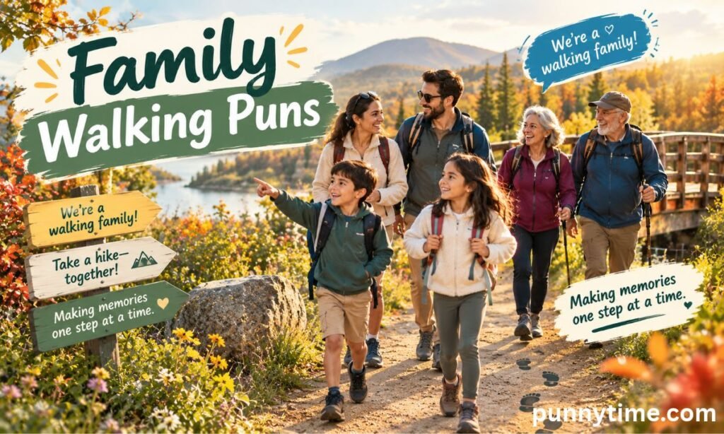 Family Walking Puns