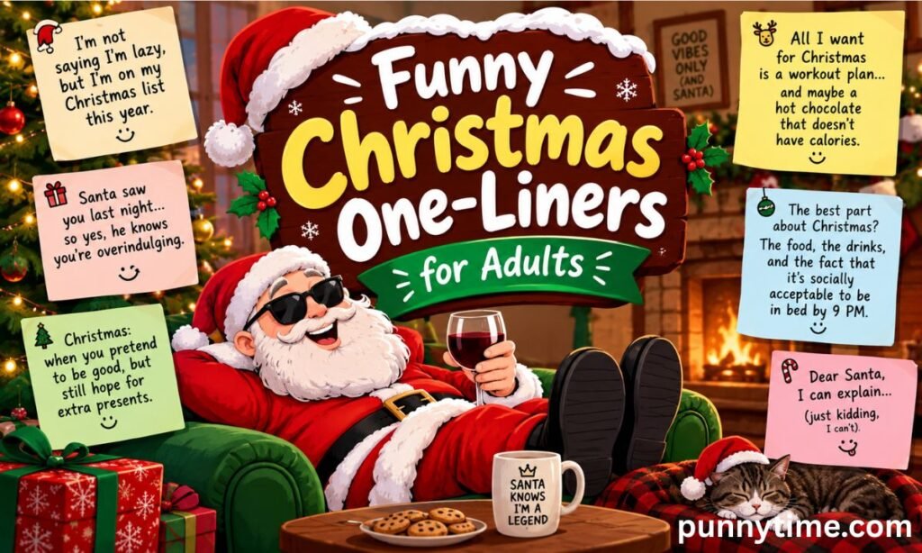 Funny Christmas One-Liners for Adults