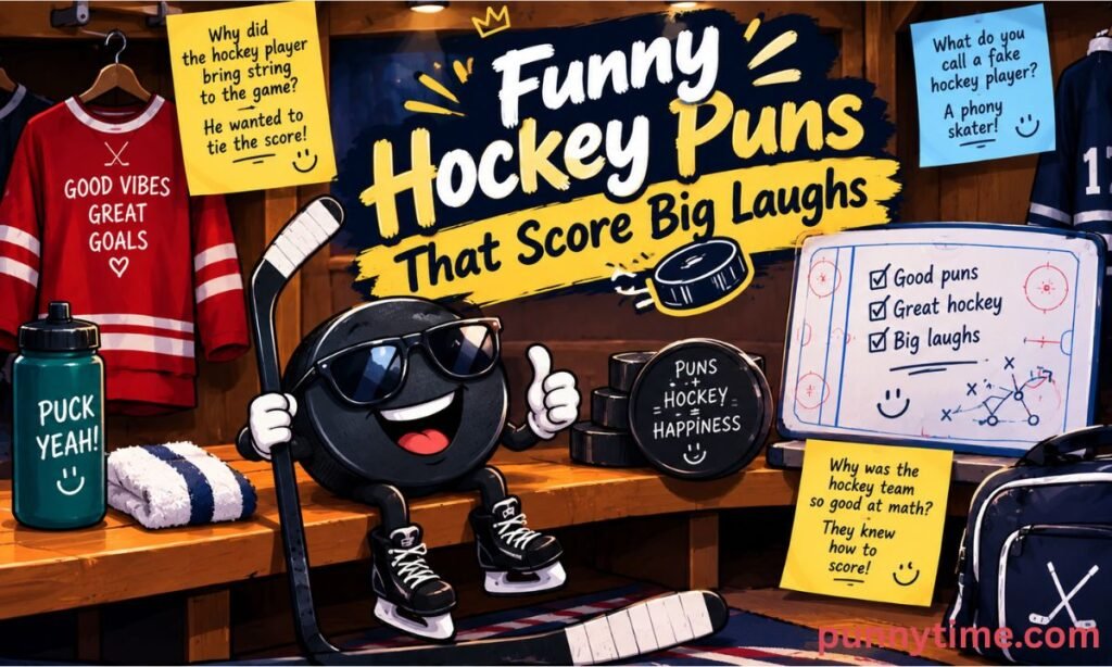 Funny Hockey Puns That Score Big Laughs