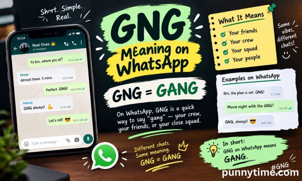 GNG Meaning on WhatsApp