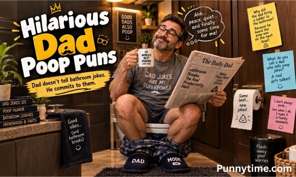 Hilarious Dad Poop Puns