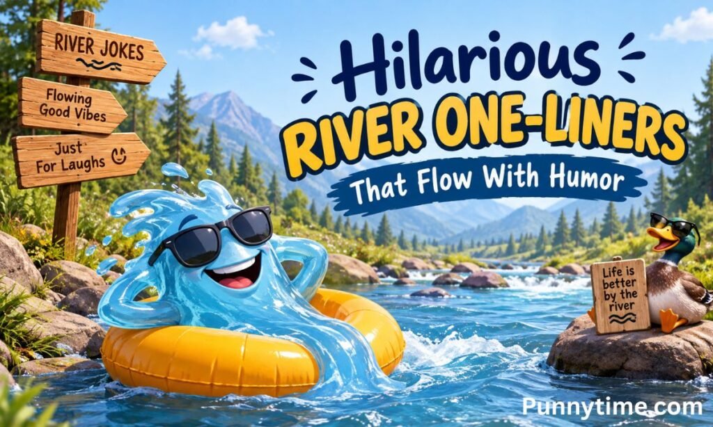 Hilarious River One-Liners That Flow With Humor