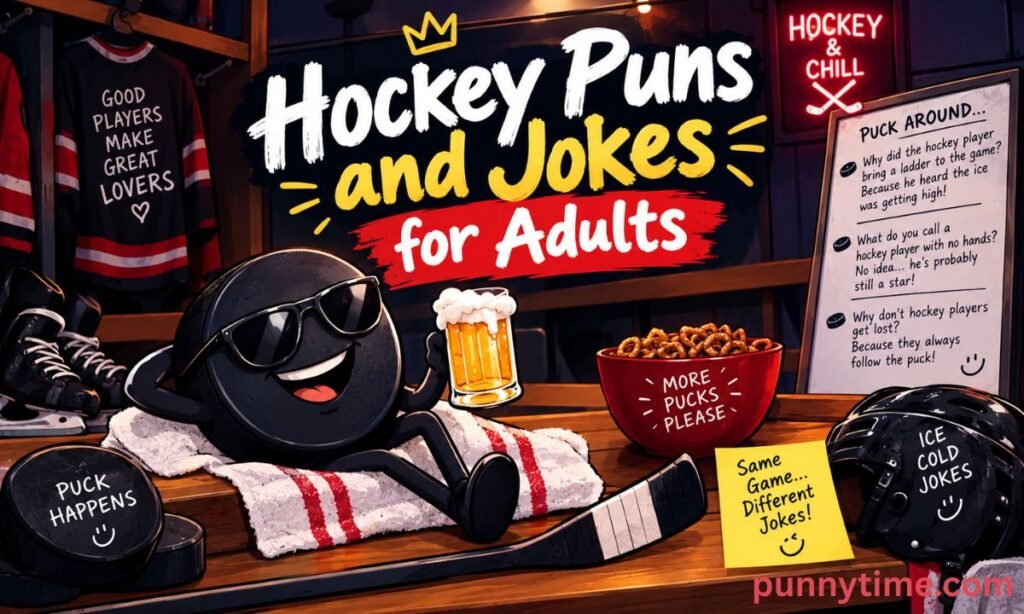 Hockey Puns and Jokes for Adults