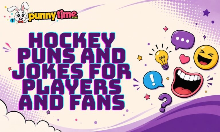 Hockey Puns and Jokes for Players and Fans