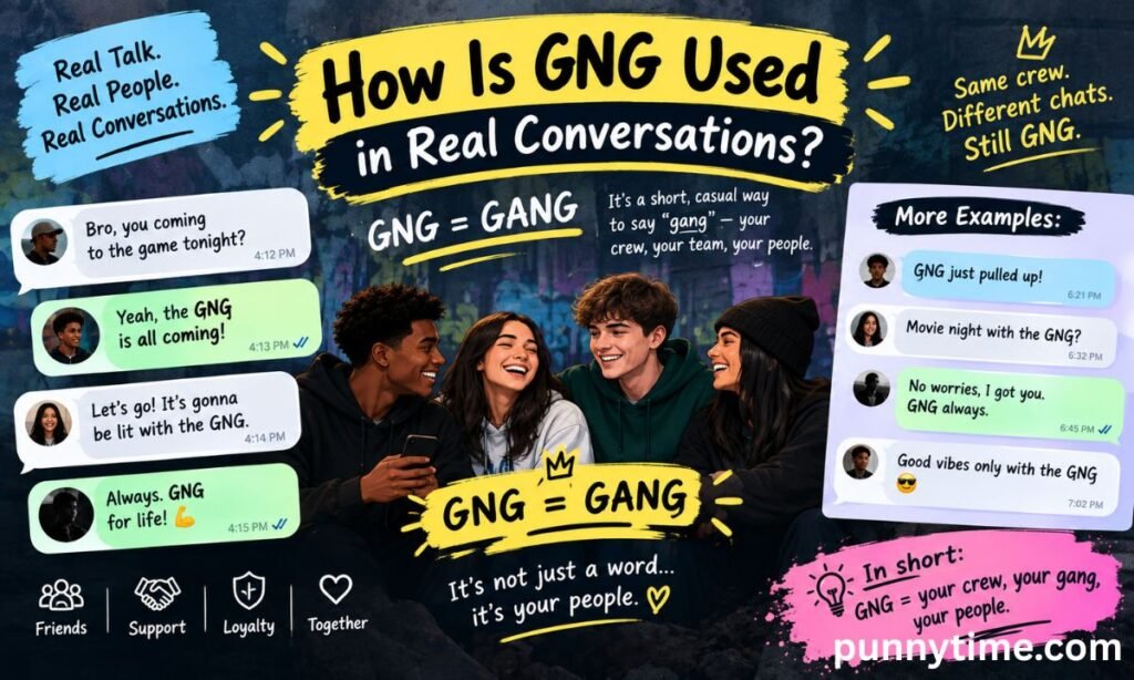 How Is GNG Used in Real Conversations?