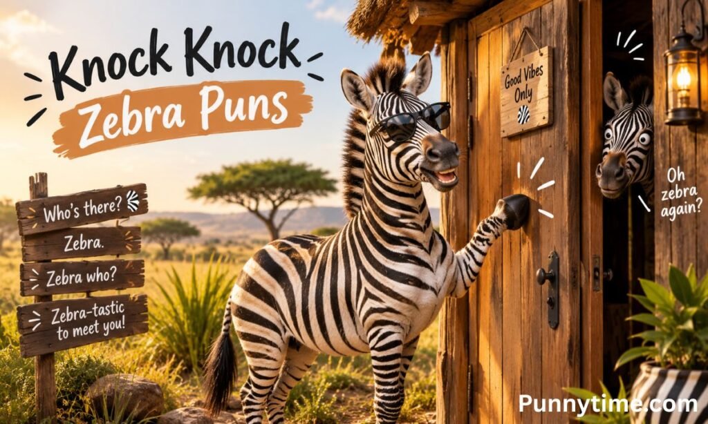Knock Knock Zebra Puns