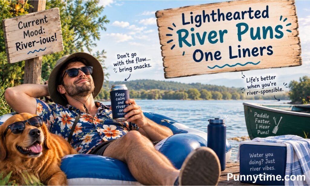 Lighthearted River Puns One-Liner