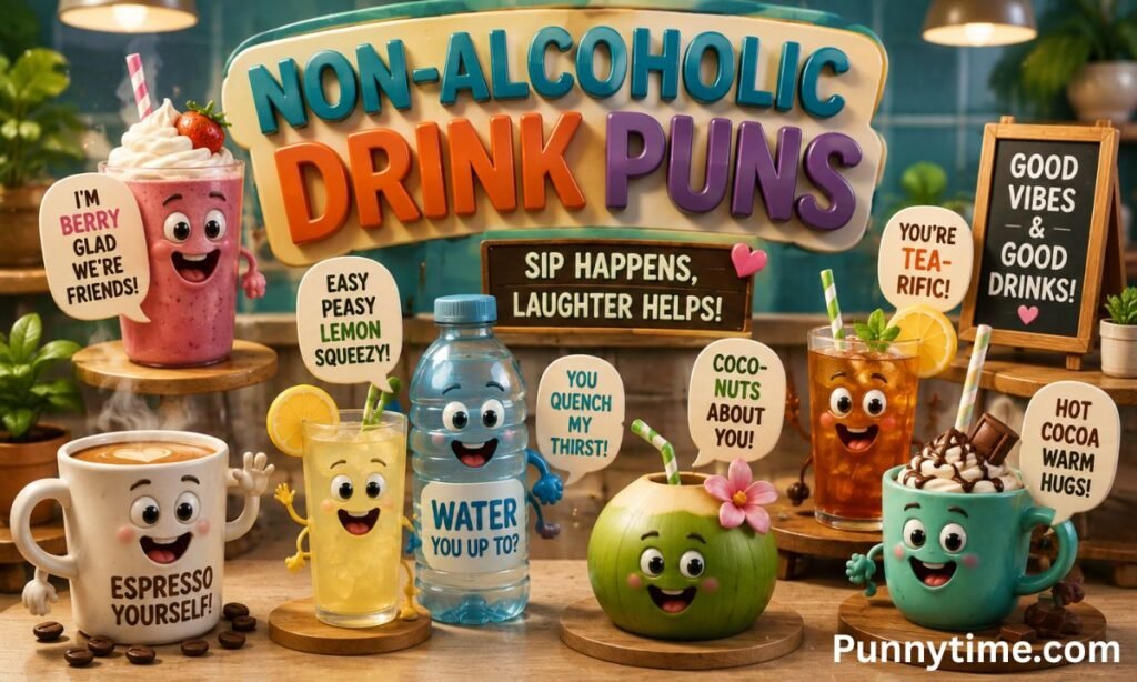 Non-Alcoholic Drink Puns
