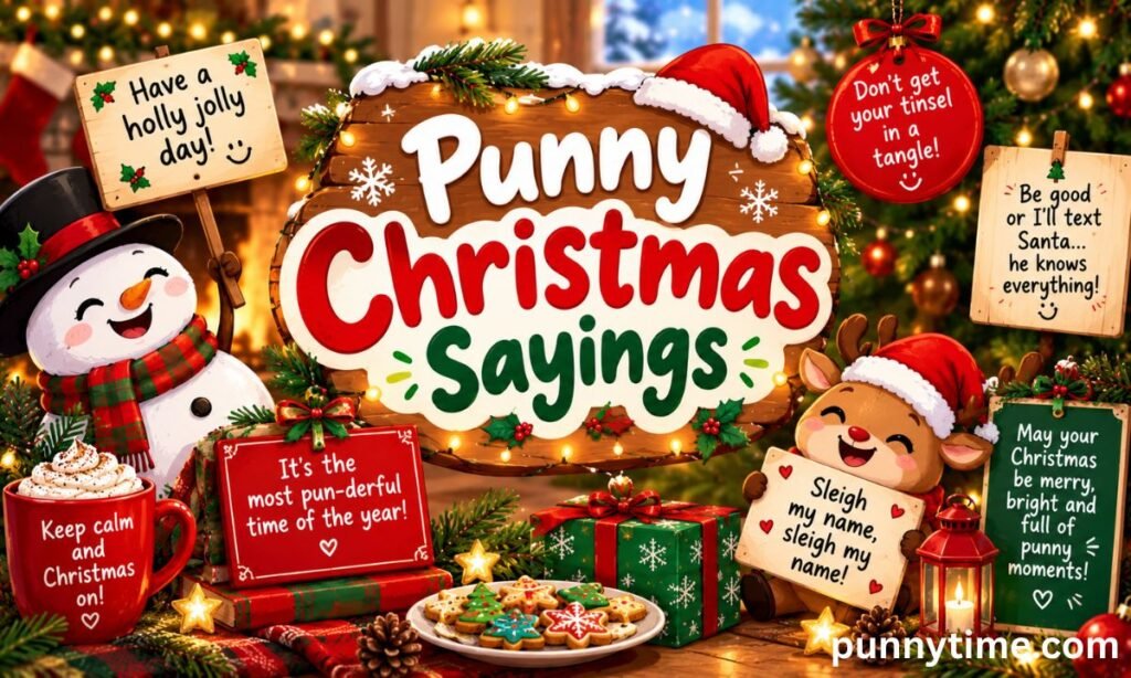 Punny Christmas Sayings