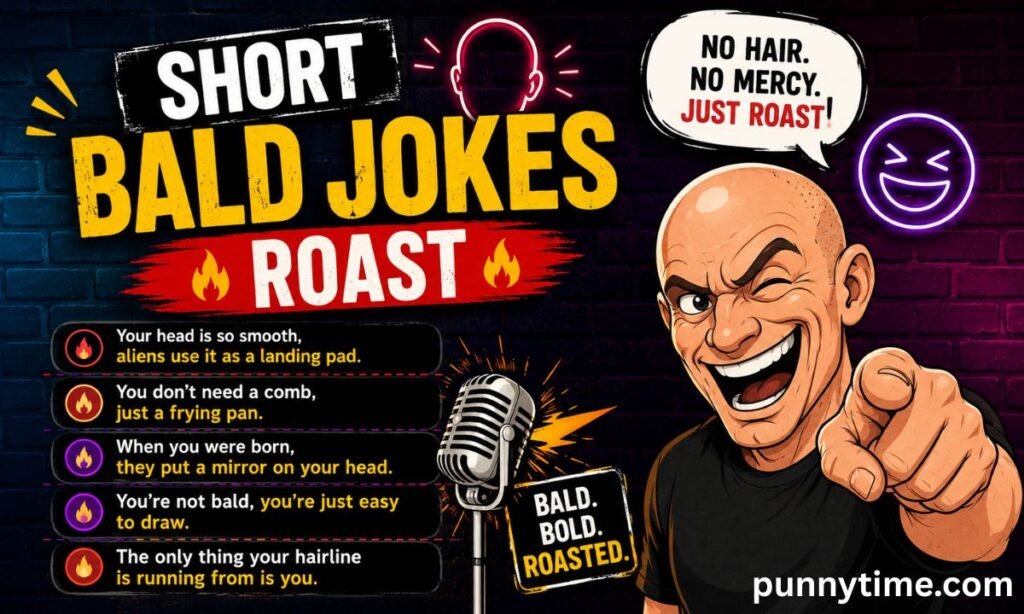 Short Bald Jokes Roast