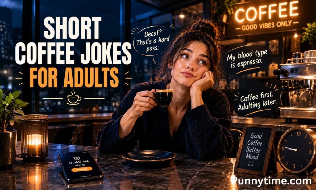 Short Coffee Jokes for Adults