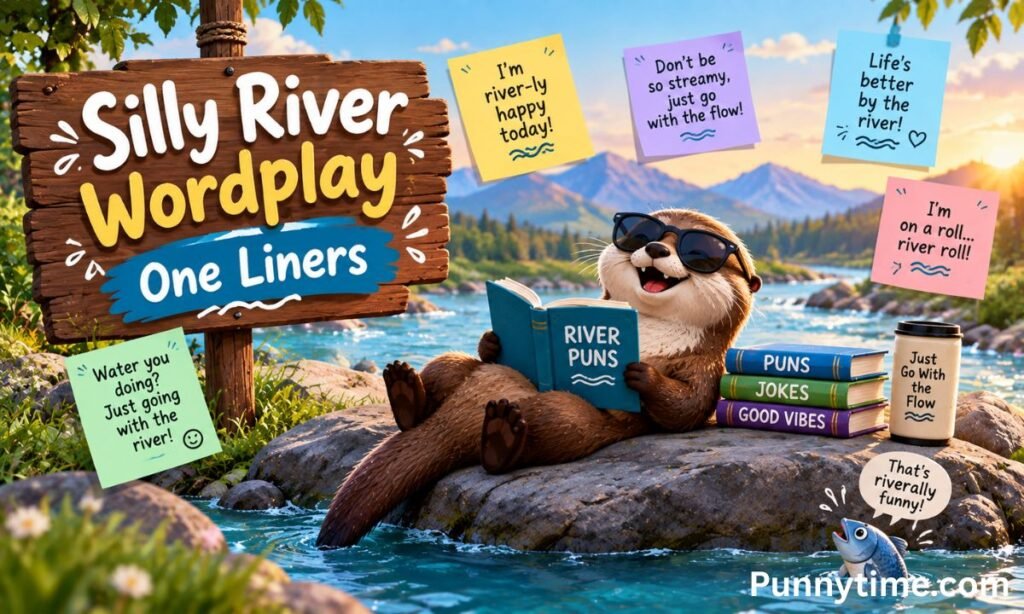 Silly River Wordplay One Liners