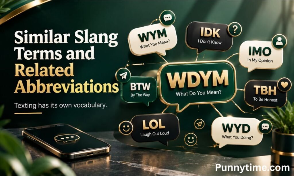Similar Slang Terms and Related Abbreviations