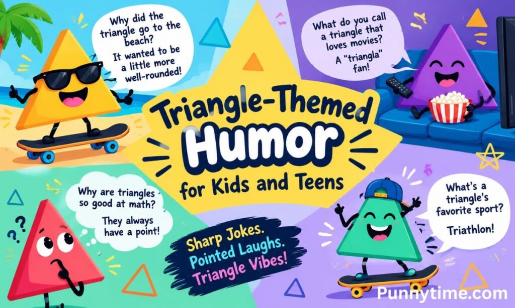 Triangle-Themed Humor for Kids and Teens