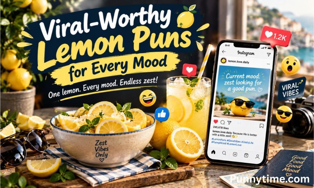 Viral-Worthy Lemon Puns for Every Mood