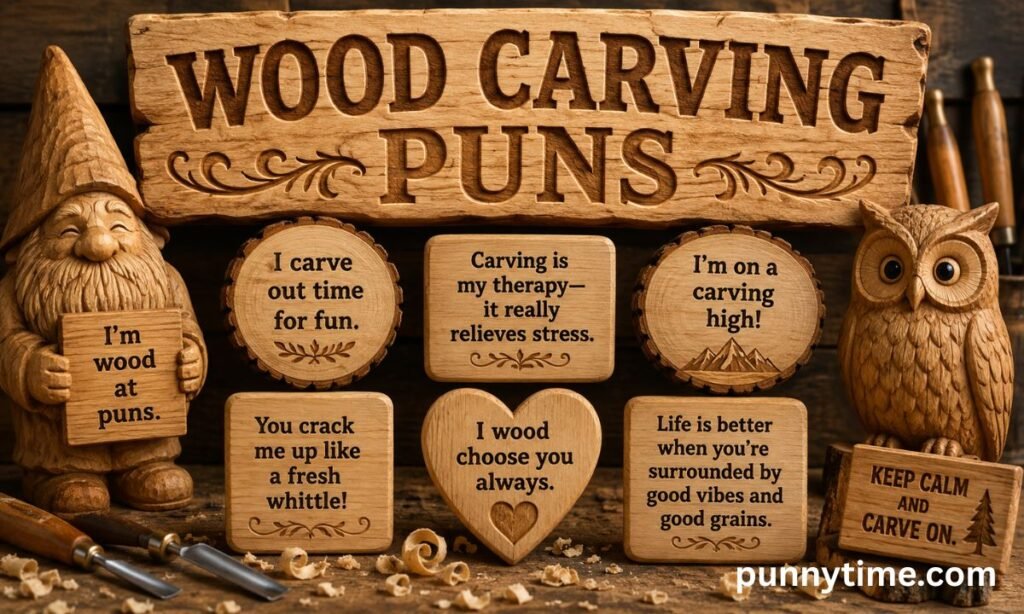 WOOD CARVING PUNS