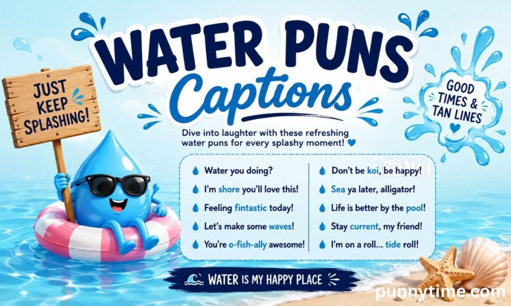 Water Puns Captions