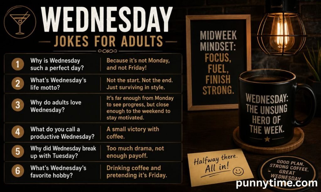 Wednesday Jokes for Adults