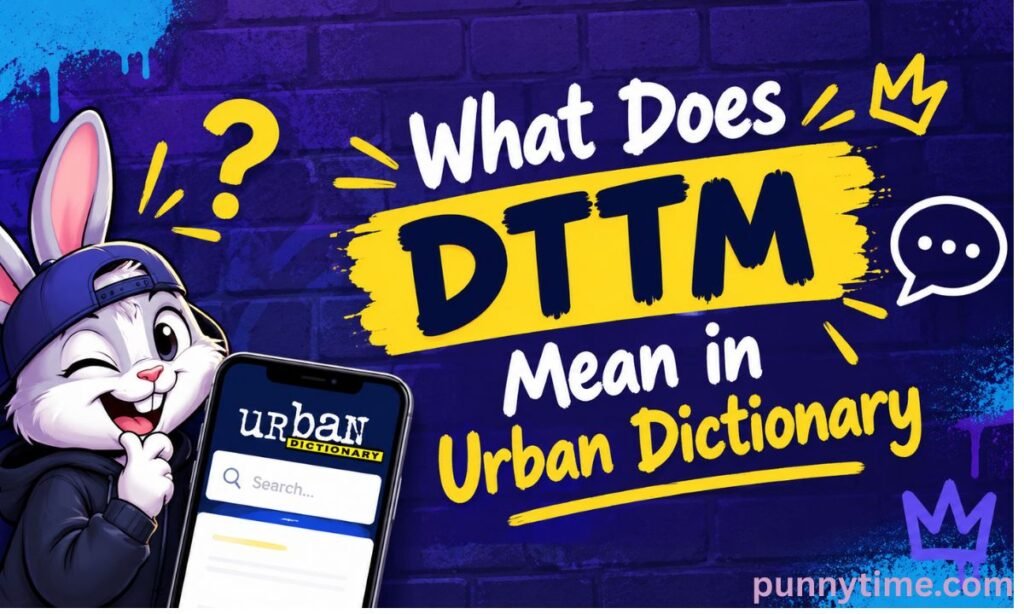 What Does DTTM Mean in Urban Dictionary