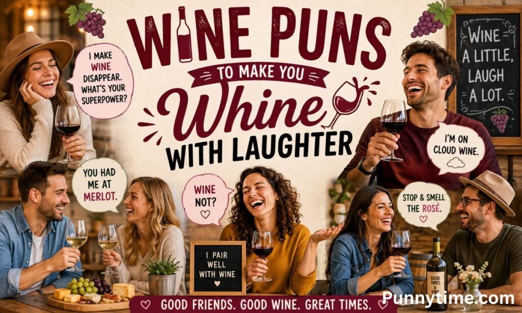 Wine Puns to Make You Whine with Laughter