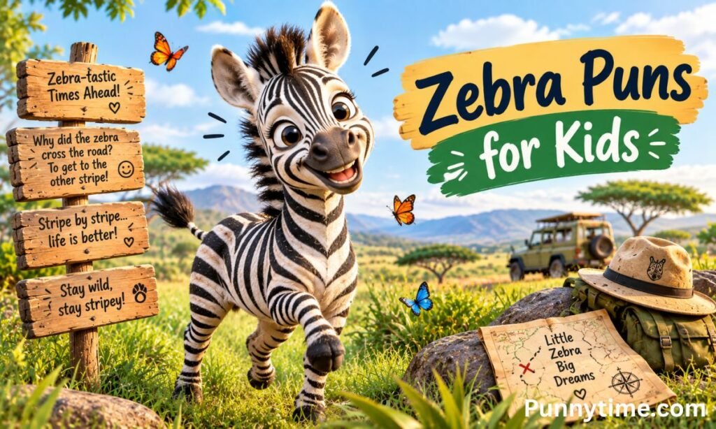 Zebra Puns for Kid