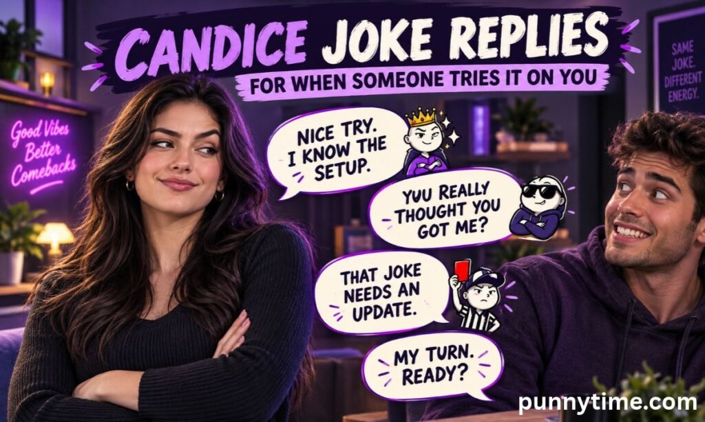 Candice Joke Replies for When Someone Tries It on You