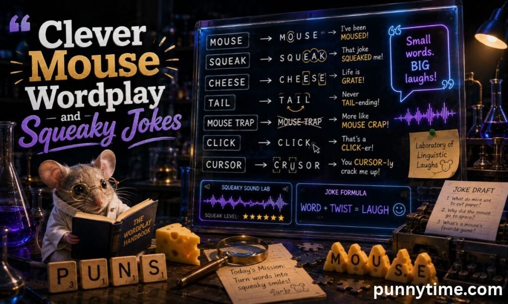 Clever Mouse Wordplay and Squeaky Jokes