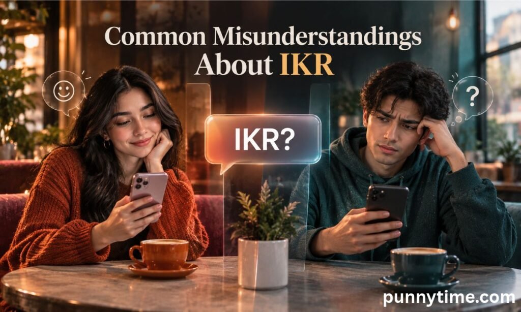 Common Misunderstandings About IKR