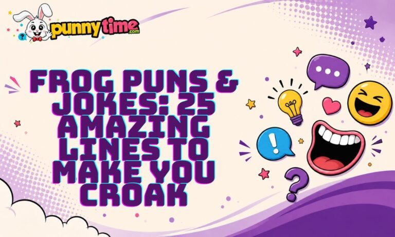 Frog Puns & Jokes: 25 Amazing Lines to Make You Croak
