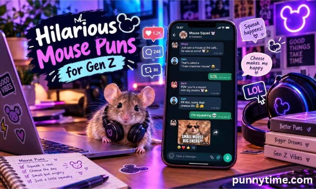 Hilarious Mouse Puns for Gen Z