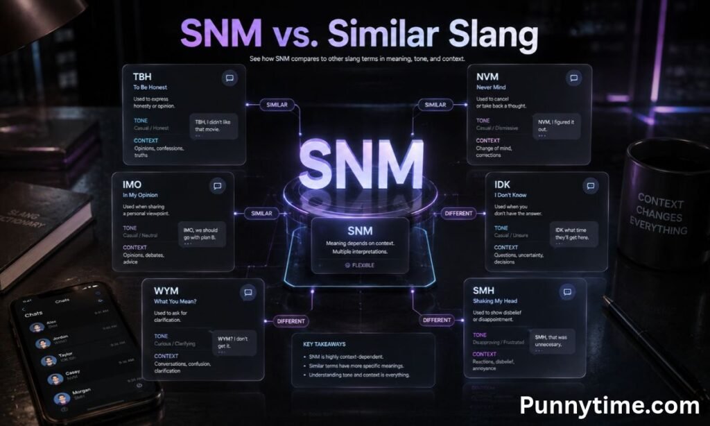SNM vs. Similar Slang Terms You Should Know