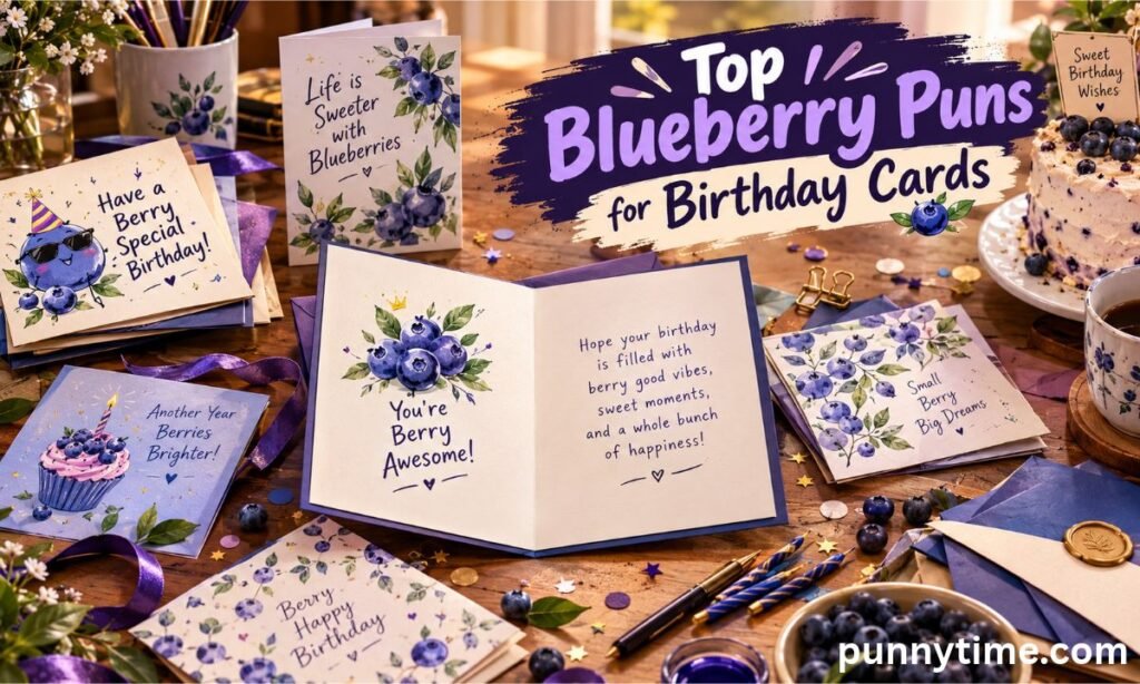 Top Blueberry Puns for Birthday Cards