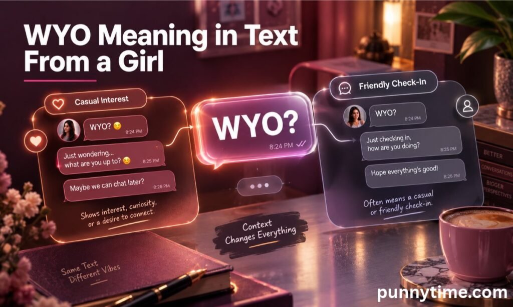WYO Meaning in Text From a Girl