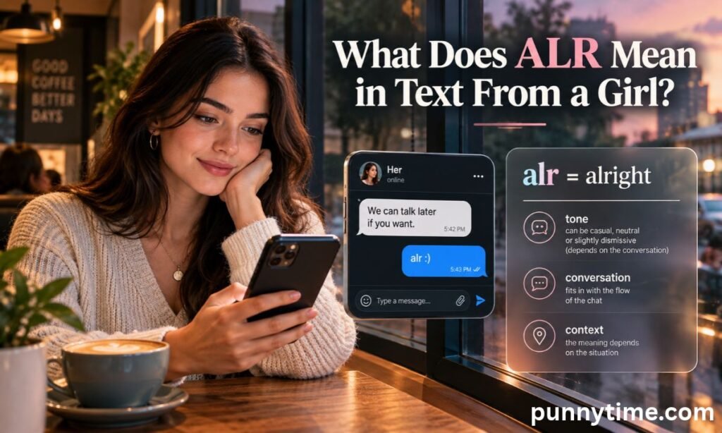 What Does ALR Mean in Text From a Girl_