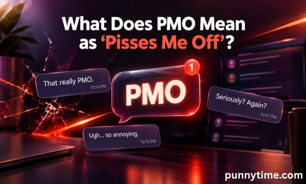 What Does PMO Mean as _Pisses Me Off__
