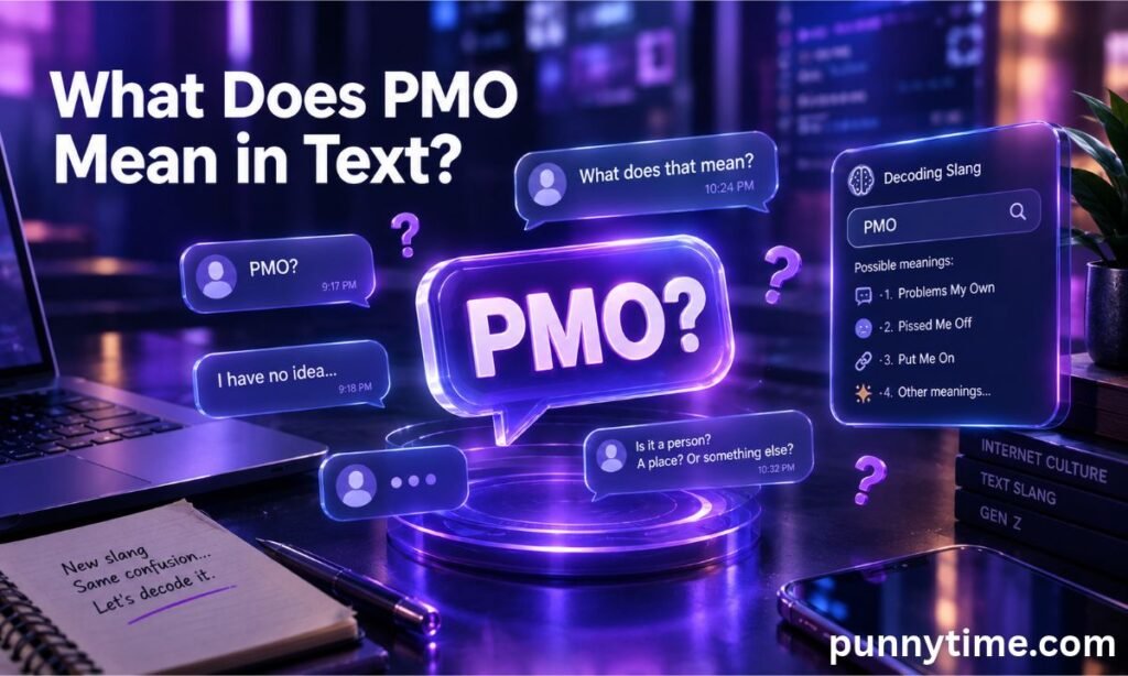 What Does PMO Mean in Text_