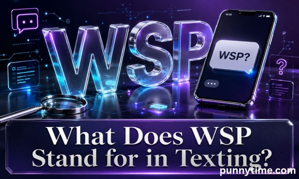 What Does WSP Stand for in Texting_