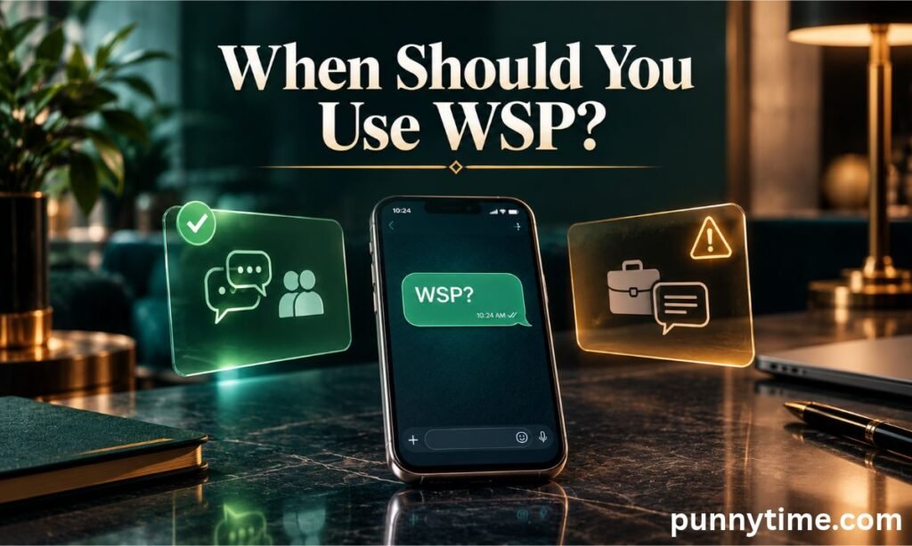 When Should You Use WSP_